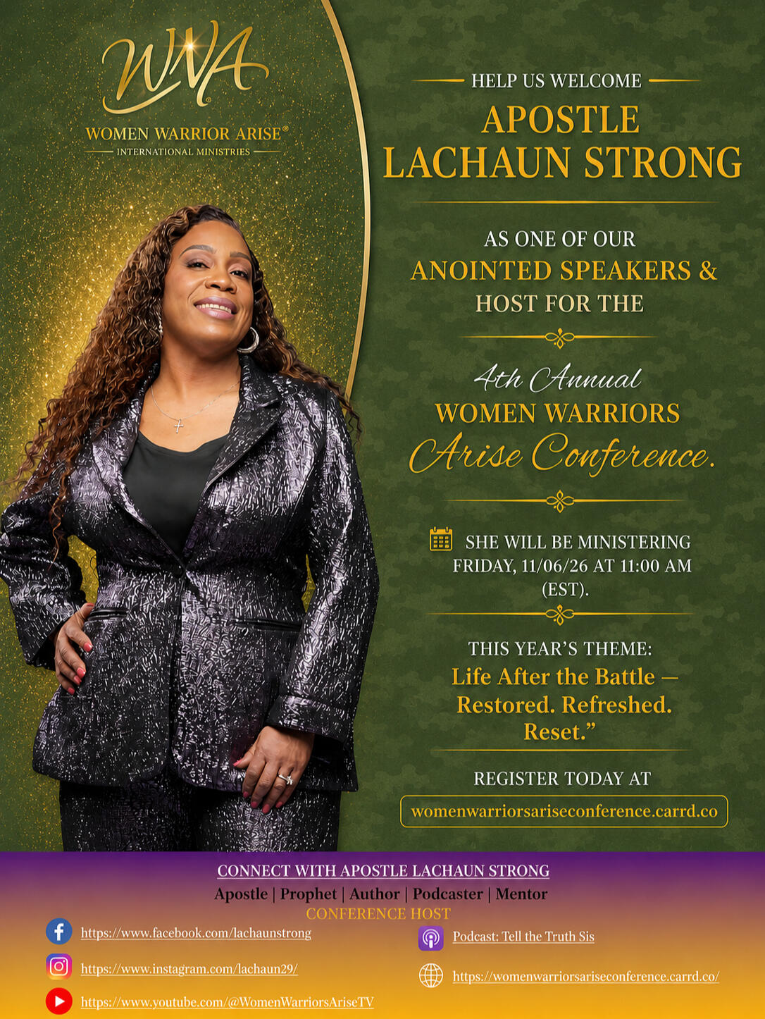 Apostle LaChaun Strong Host