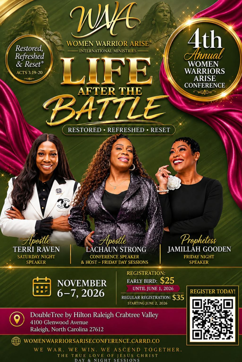 Women Warriors Arise 4th Annual Conference 2026 Video Invitation